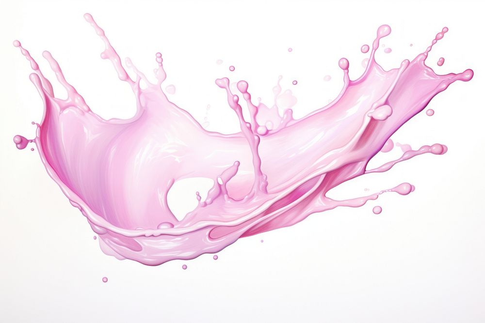 Pink milk splashing backgrounds splattered simplicity. AI generated Image by rawpixel.