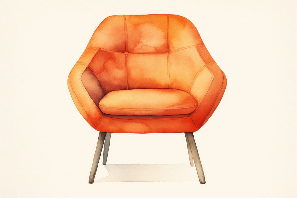 Minimal Boucle Chair chair furniture armchair. AI generated Image by rawpixel.