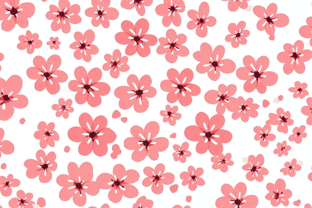 Sakura pattern backgrounds flower. AI generated Image by rawpixel.