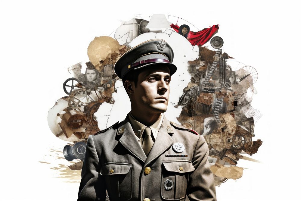 Soldier portrait military adult. AI generated Image by rawpixel.