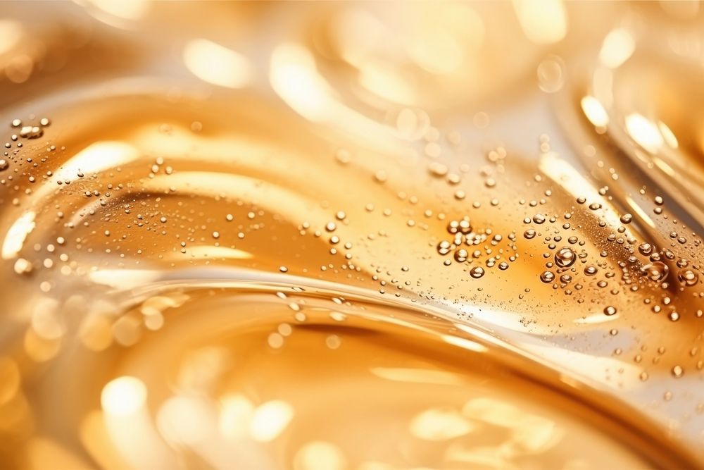 Abstract oil bubble texture gold backgrounds condensation. AI generated Image by rawpixel.