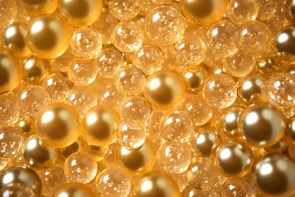 Aesthetic clear bubbles texture gold backgrounds jewelry. AI generated Image by rawpixel.