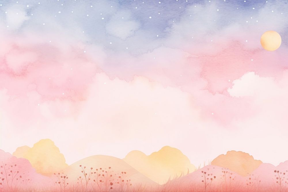 Pastel backgrounds outdoors nature. AI generated Image by rawpixel.