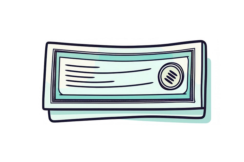 Bank note cartoon drawing sketch. AI generated Image by rawpixel.