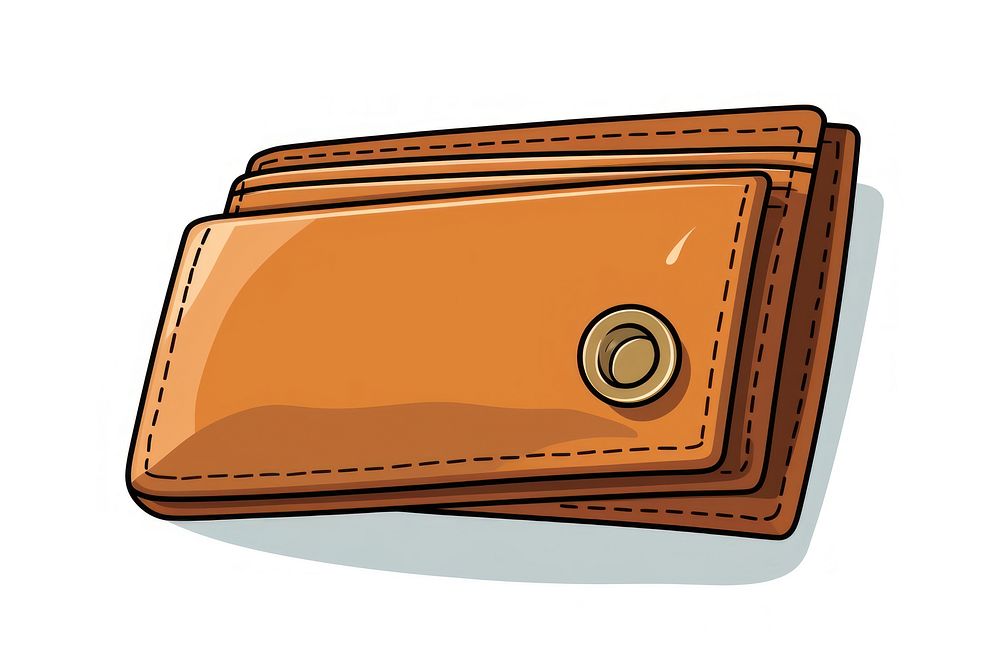 Money wallet cartoon white background accessories. AI generated Image by rawpixel.