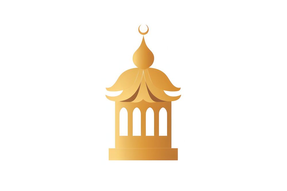 Lamp icon gold spirituality architecture. AI generated Image by rawpixel.