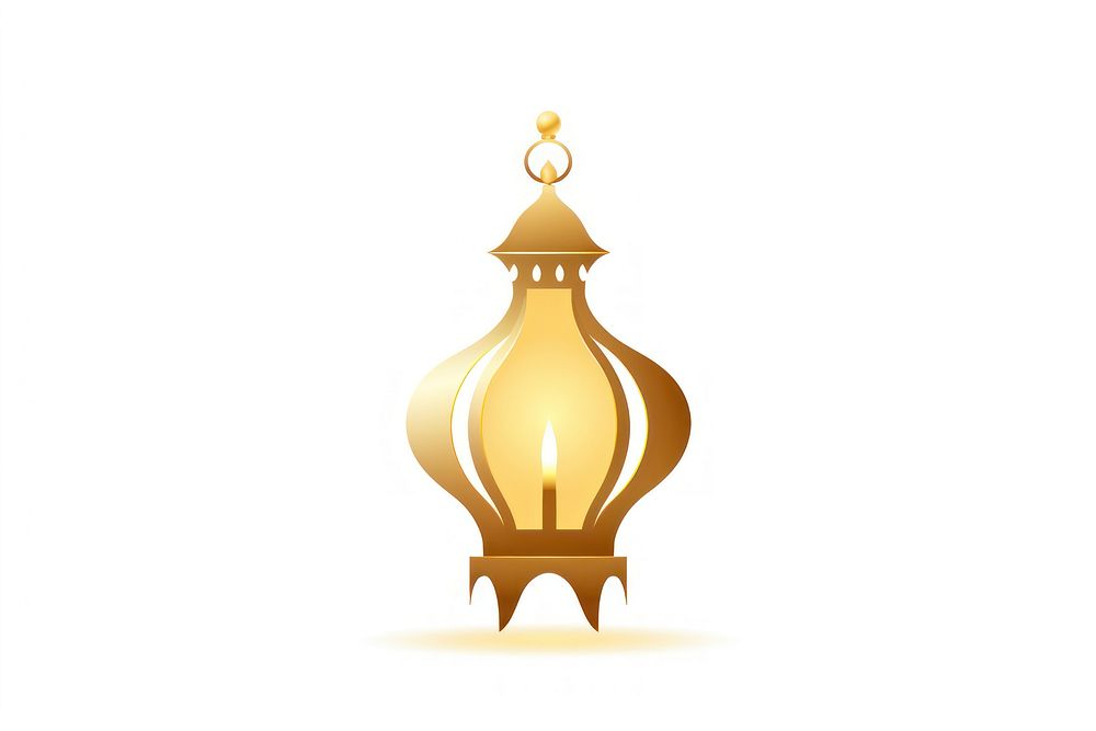Lamp icon decoration lantern gold. AI generated Image by rawpixel.