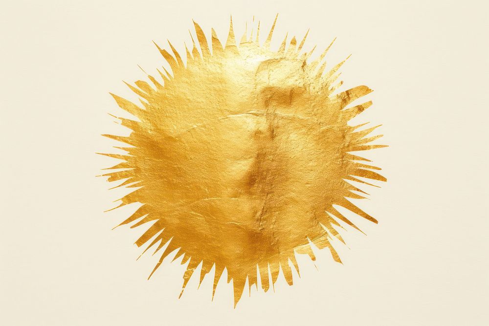 A sun gold paper creativity. AI generated Image by rawpixel.