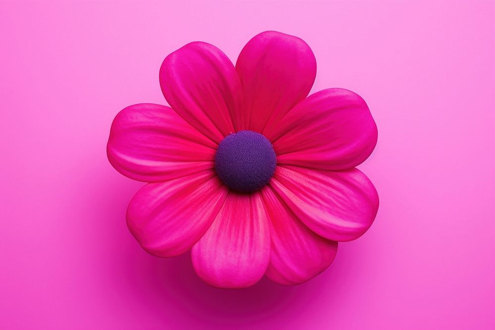 A flower purple petal plant. AI generated Image by rawpixel.