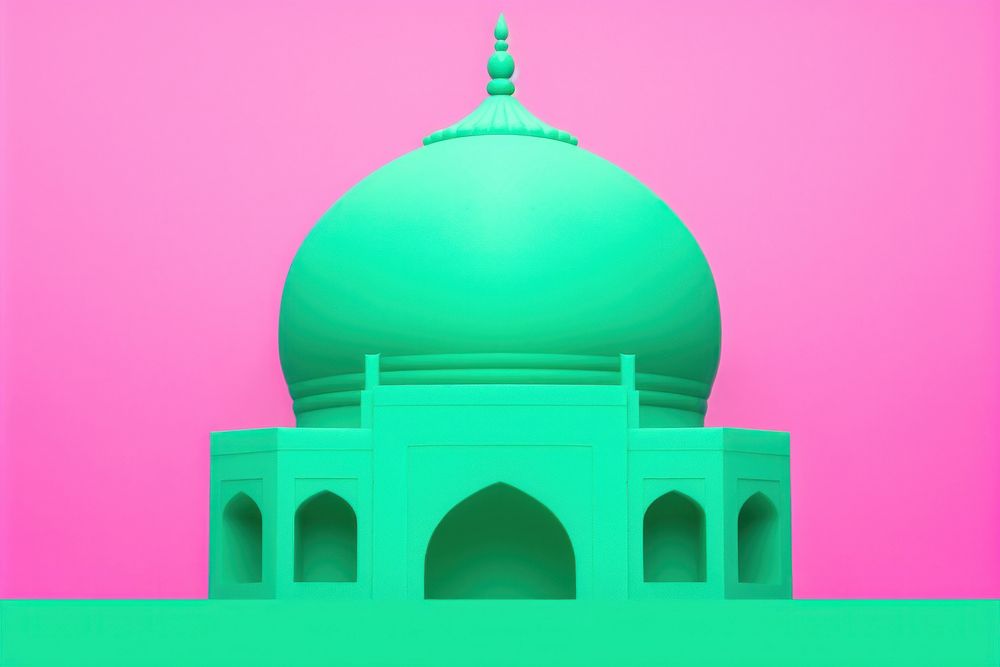 Taj mahal architecture building dome. AI generated Image by rawpixel.