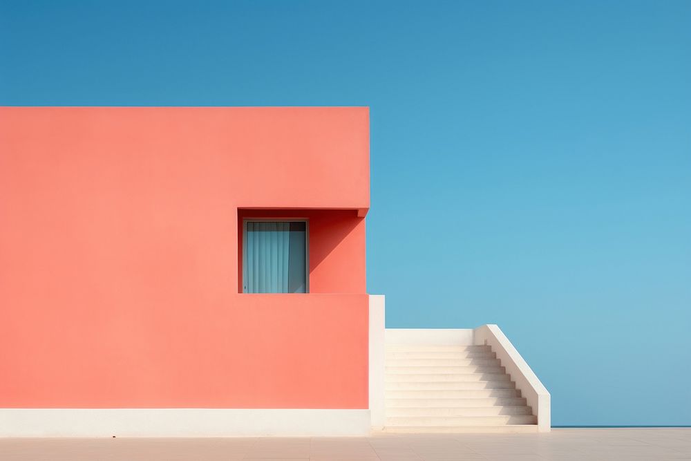 Building architecture staircase outdoors. AI generated Image by rawpixel.