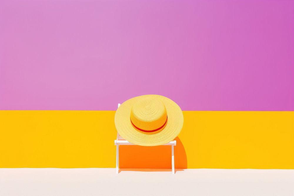 Beach creativity relaxation headwear. AI generated Image by rawpixel.