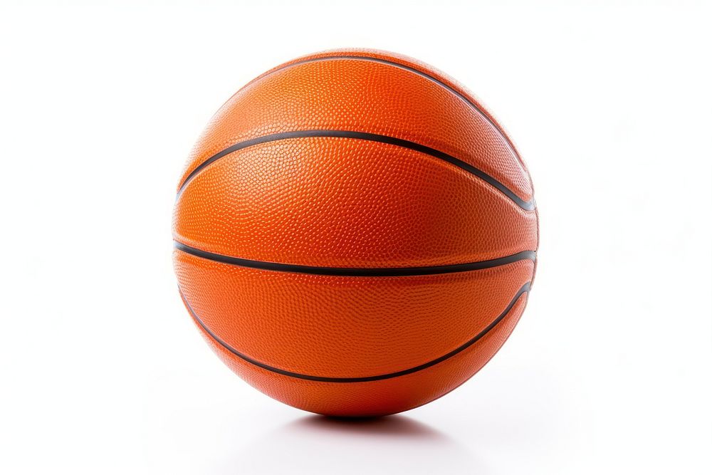 Basketball ball sports white background competition. AI generated Image by rawpixel.