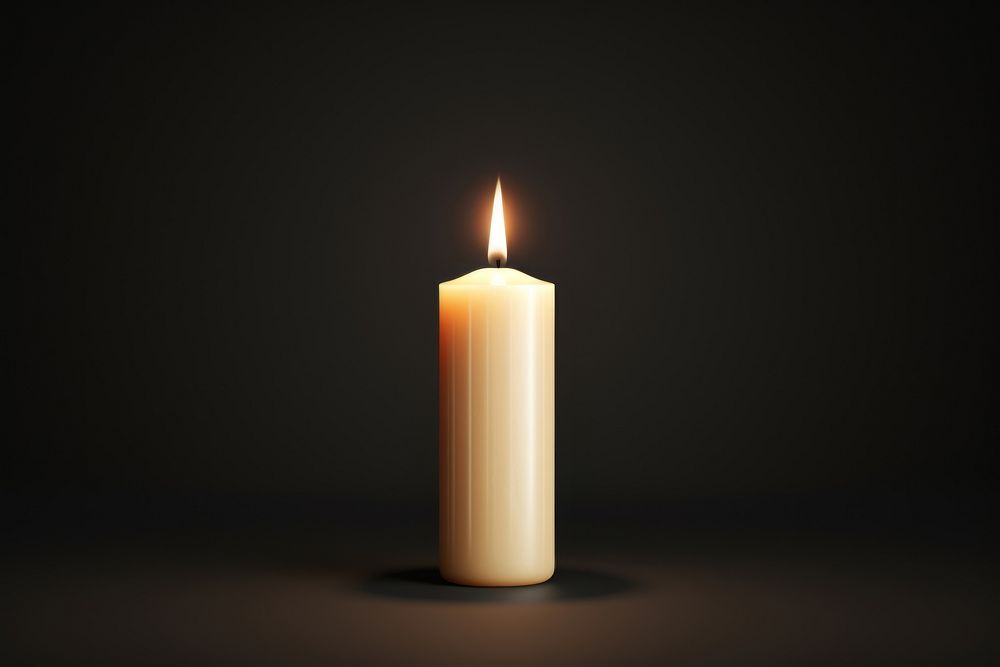 Candle spirituality illuminated darkness. AI generated Image by rawpixel.