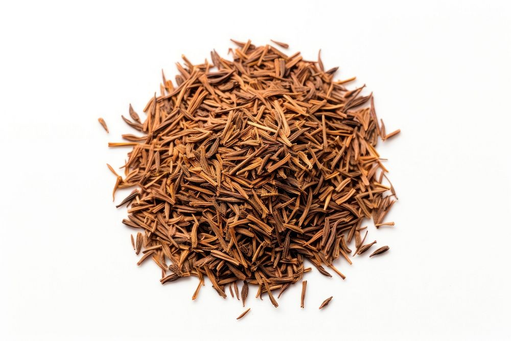 Dry tea spice white background ingredient. AI generated Image by rawpixel.