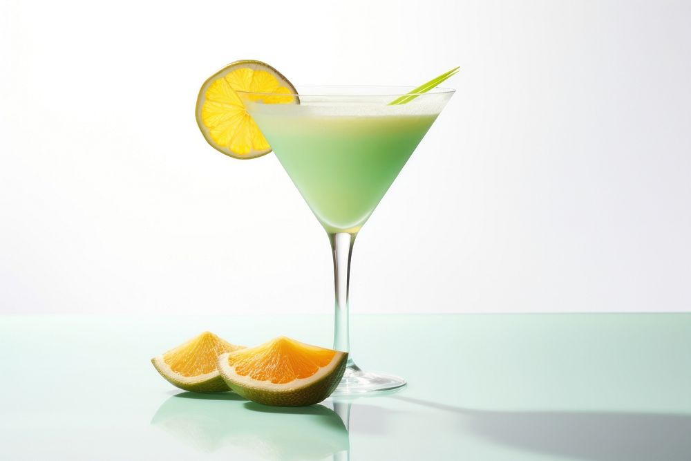 Glass of tropical cocktail martini drink fruit. AI generated Image by rawpixel.