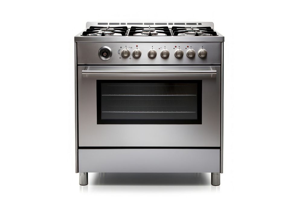 A gray metallic cooker appliance kitchen stove. AI generated Image by rawpixel.
