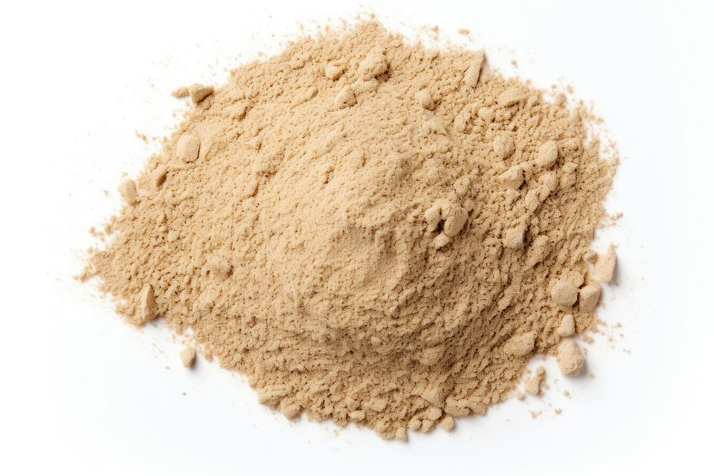 Pile of sand backgrounds powder white background. AI generated Image by rawpixel.