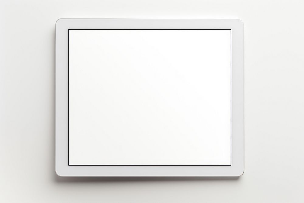 Tablet white white background electronics. AI generated Image by rawpixel.