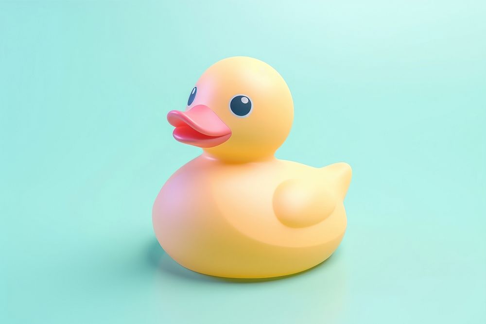 Rubber duckie animal bird toy. AI generated Image by rawpixel.