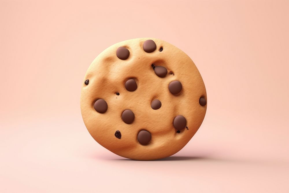 Chocolate chip cookie food confectionery freshness. AI generated Image by rawpixel.