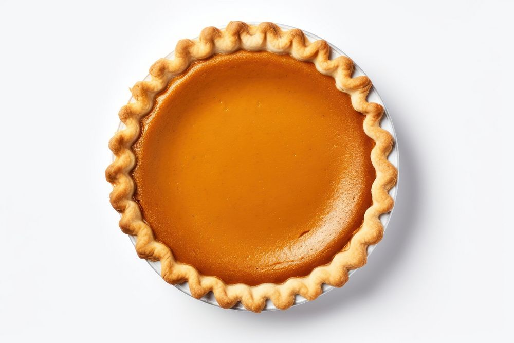 Pumpkin pie dessert food tart. AI generated Image by rawpixel.