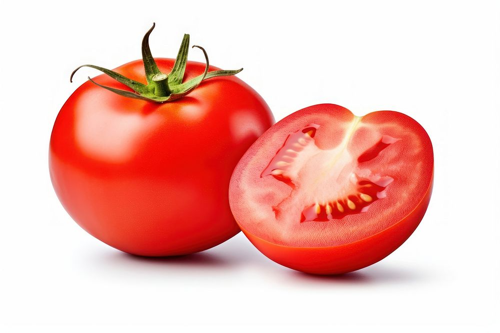 Fresh tomatoes vegetable fruit plant. AI generated Image by rawpixel.