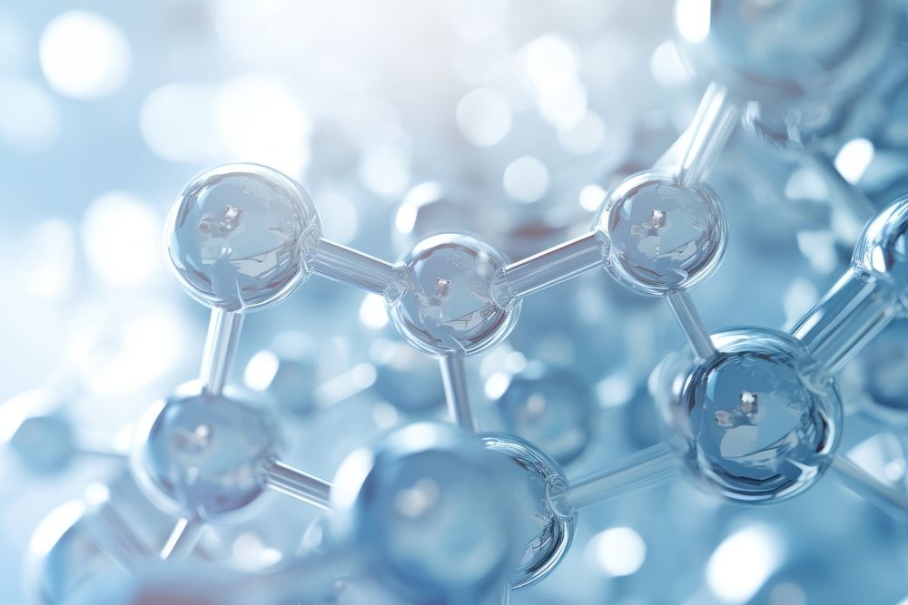 Molecules backgrounds shape abstract. AI generated Image by rawpixel.