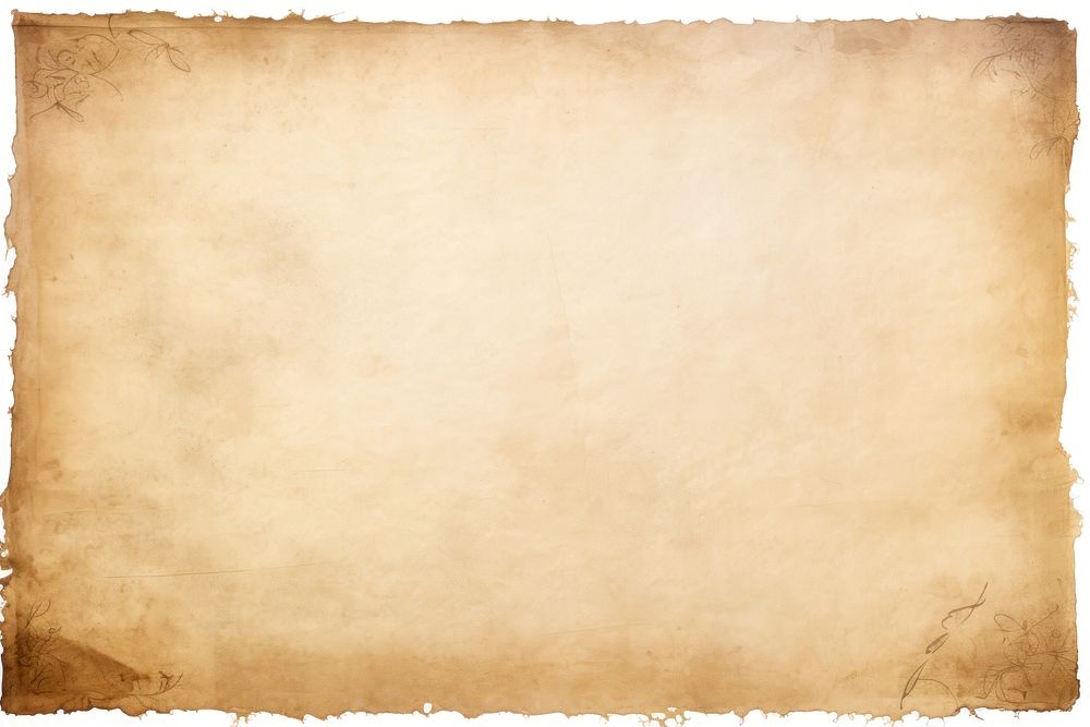 Vintage parchment paper sheet backgrounds white background distressed. 