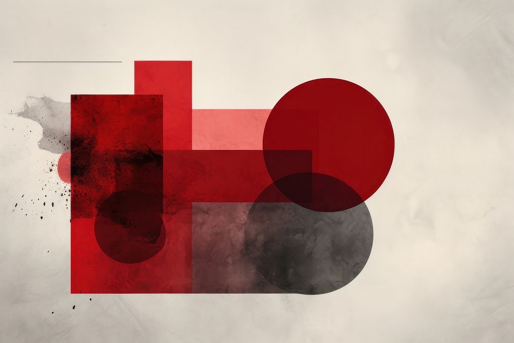 Abstract shape red creativity. AI generated Image by rawpixel.