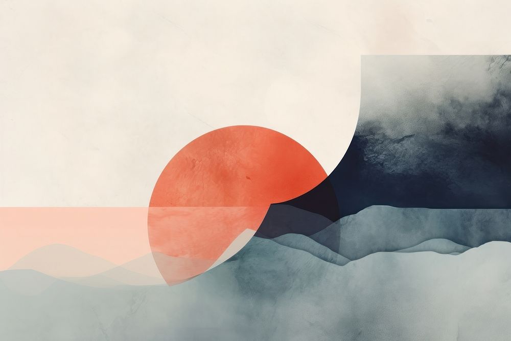 Sky abstract painting shape. AI generated Image by rawpixel.