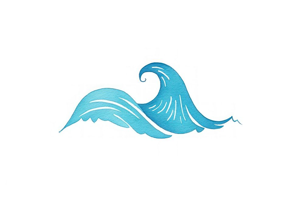 Wave logo nature ocean. AI generated Image by rawpixel.