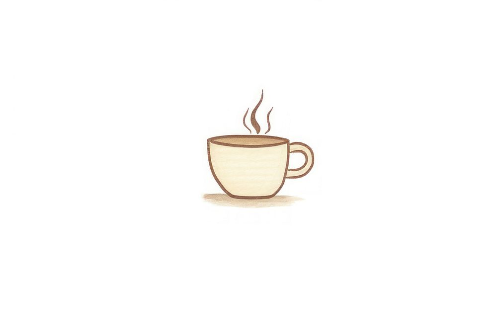 Coffee cup saucer drink logo. AI generated Image by rawpixel.