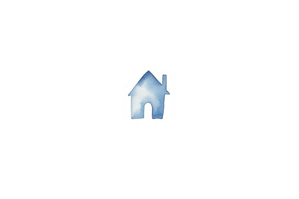 Home logo symbol white background. AI generated Image by rawpixel.