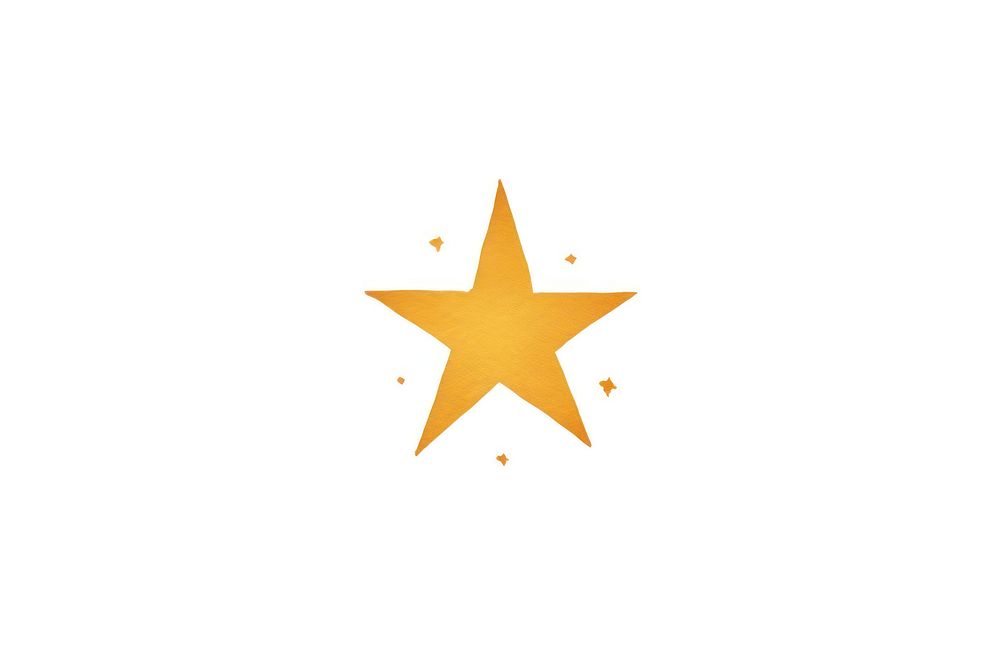 Sign of star symbol logo white background. AI generated Image by rawpixel.