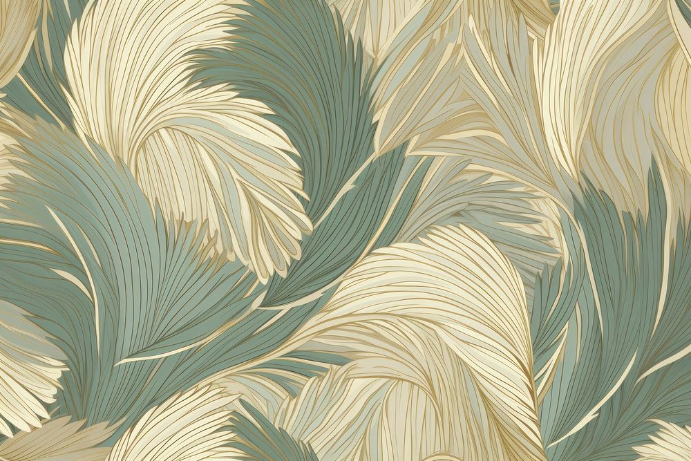 Palm leaves wallpaper pattern plant. AI generated Image by rawpixel.