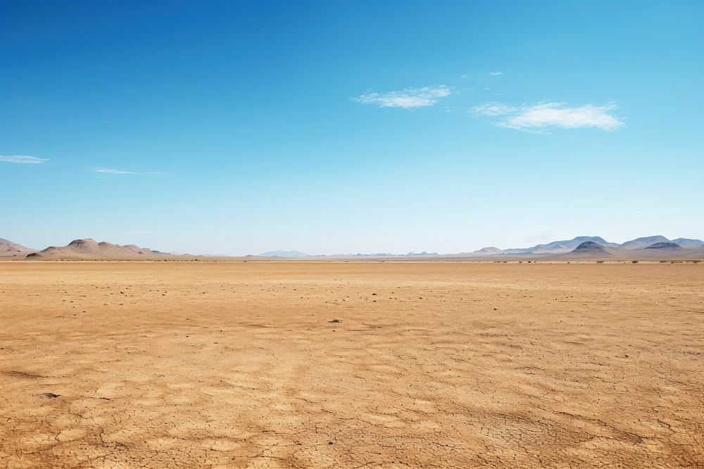 Clear desert sky landscape outdoors. AI generated Image by rawpixel.