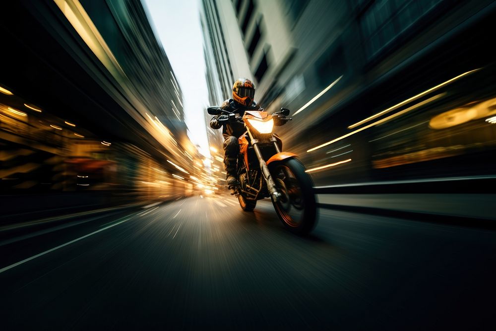 Man riding big bike photography motorcycle vehicle. AI generated Image by rawpixel.
