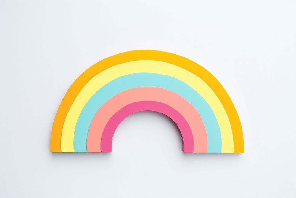 Rainbow rainbow creativity simplicity spectrum. AI generated Image by rawpixel.