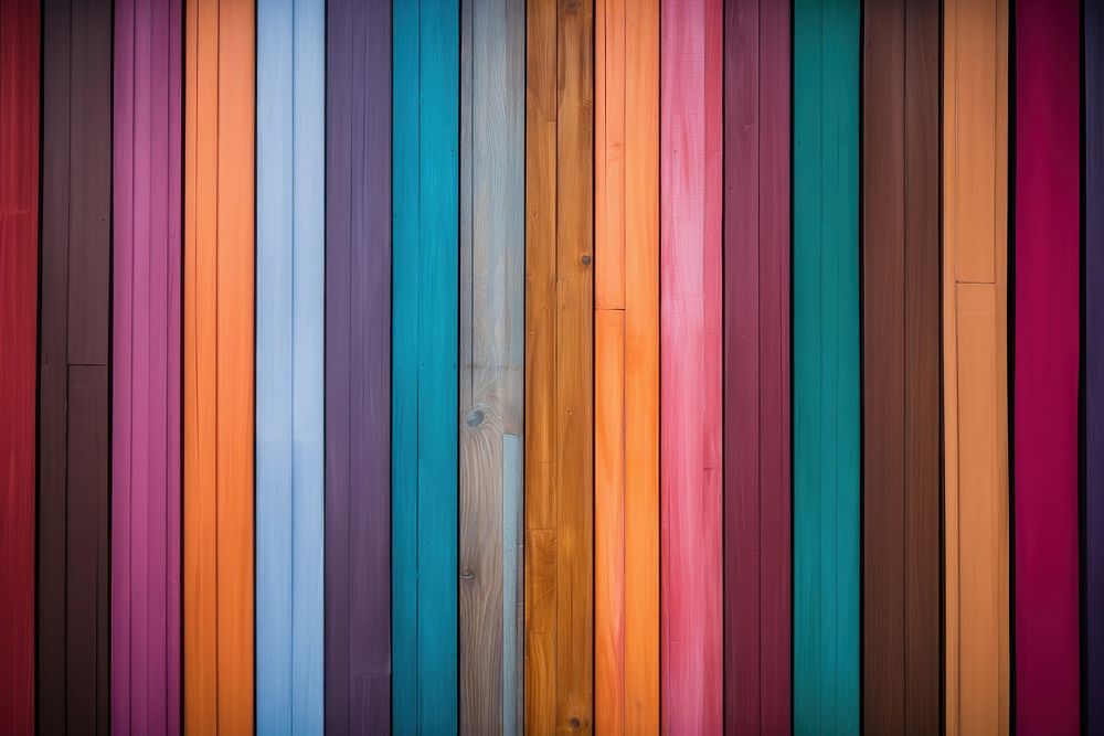Vertical colorful clean smooth wood outdoors wall. AI generated Image by rawpixel.