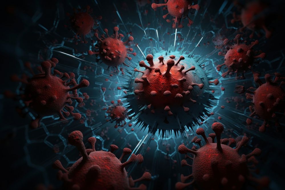 Virus accessories screenshot accessory. AI generated Image by rawpixel.