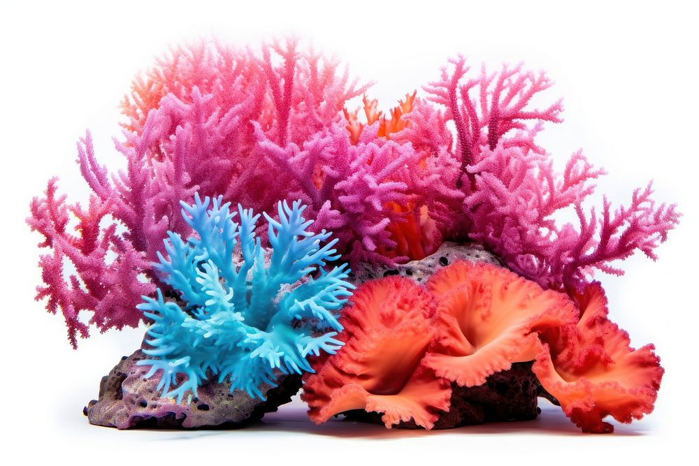 Colorful coral reef aquarium nature plant. AI generated Image by rawpixel.