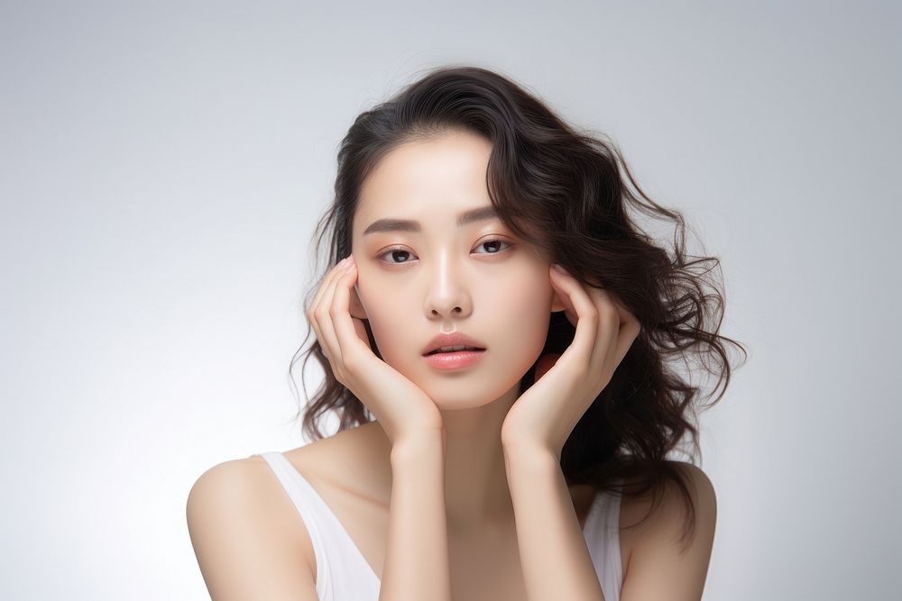Taiwanese girl portrait skin photo. AI generated Image by rawpixel.