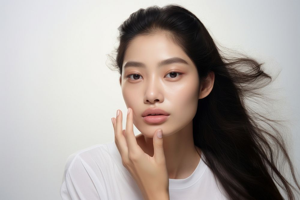 Taiwanese girl skin portrait adult. Free Photo rawpixel