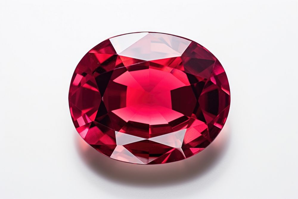 Ruby gemstone jewelry diamond. AI generated Image by rawpixel.