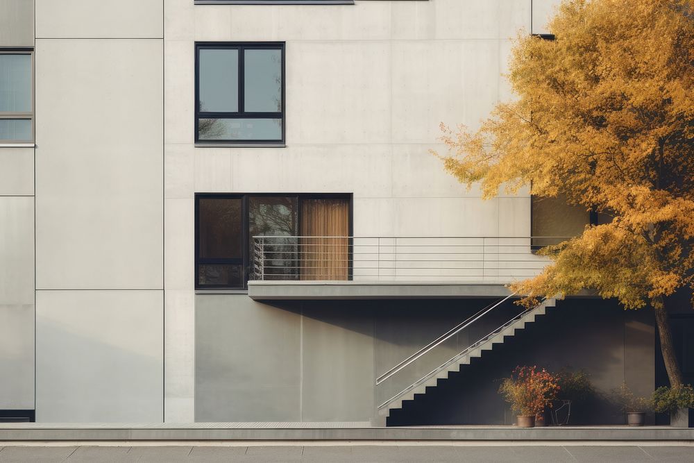 Apartment architecture staircase building. AI generated Image by rawpixel.