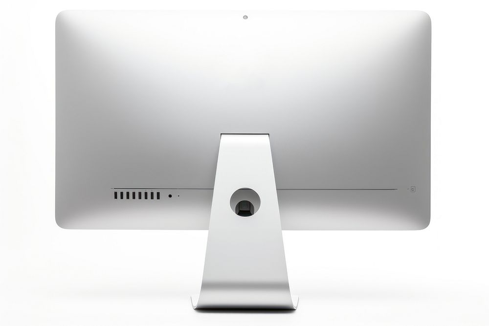 Imac computer white background electronics. AI generated Image by rawpixel.