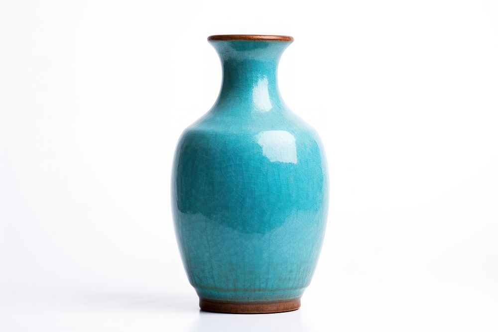 Vintage vase porcelain pottery bottle. AI generated Image by rawpixel.