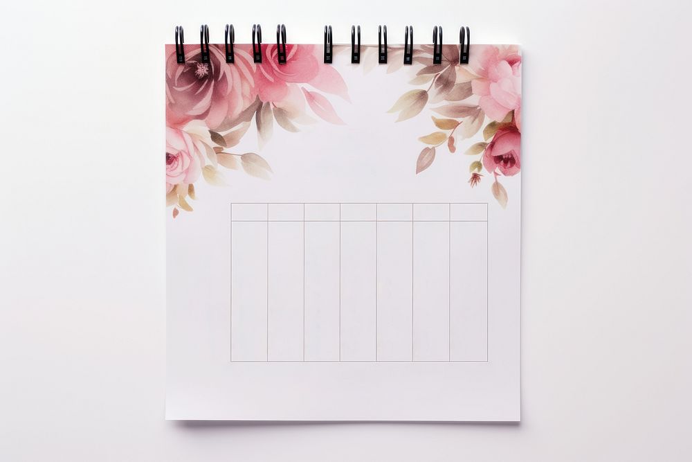 Wall calendar isolate on white background text handwriting celebration. AI generated Image by rawpixel.