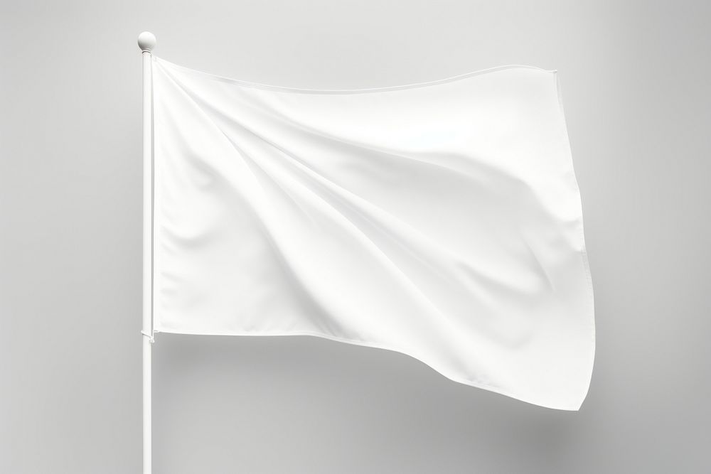 White flag patriotism crumpled clothing. AI generated Image by rawpixel.